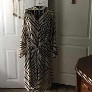 Lane Bryant Blue Dolman Sleeve V-Neck Resort Gown